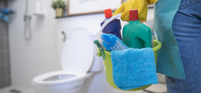 Step-by-step process of cleaning your Bathroom