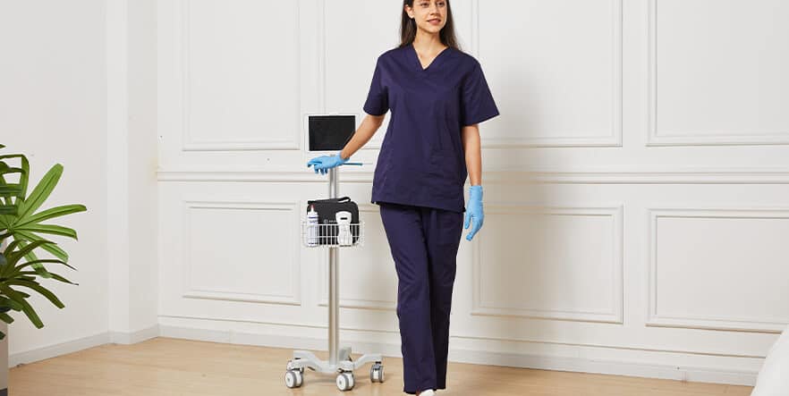 Portable handheld ultrasound scanner mobile Trolley Cart