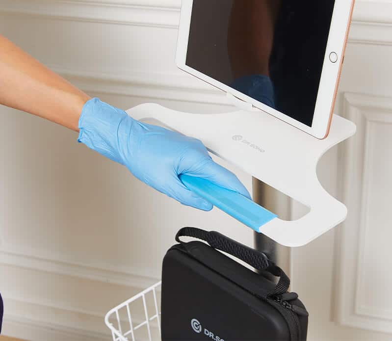 Portable ultrasound device mobile Trolley Cart